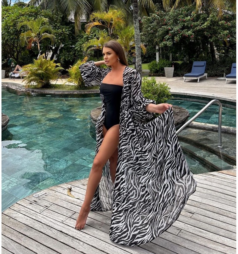 Zebra Beach Dress