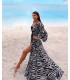 Zebra Beach Dress