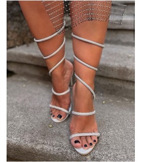 White Lauren Sandals