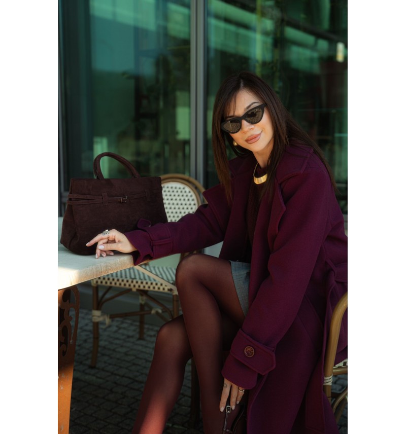 Palton Amir Burgundy