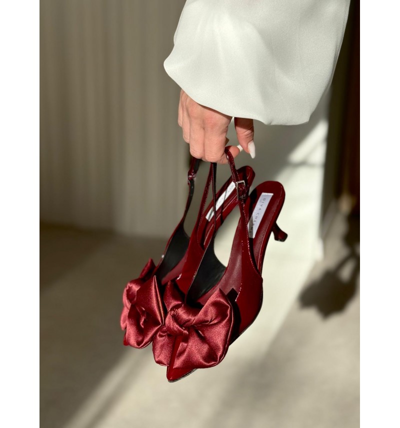 Pantofi Morena Burgundy