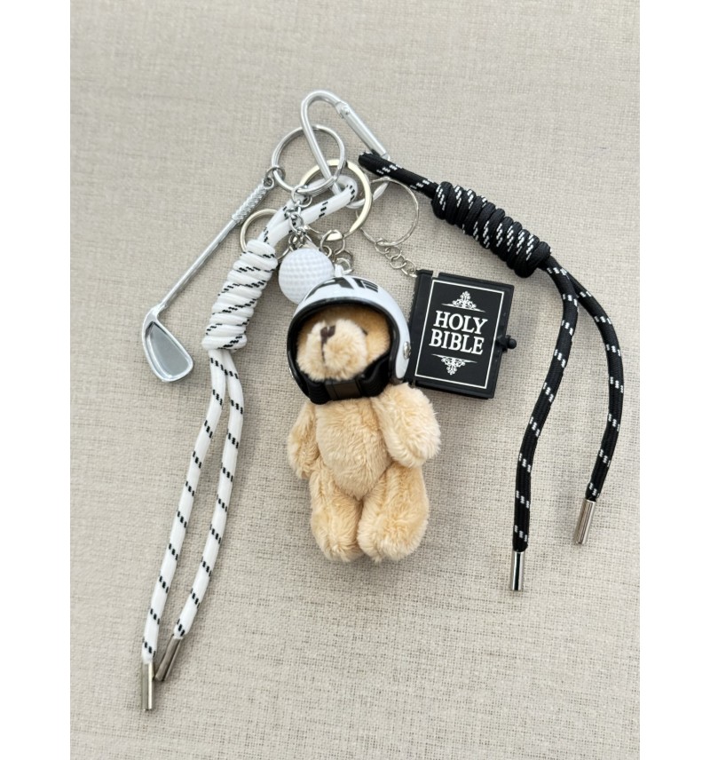 Breloc/Accesoriu Geanta Bear& Bible