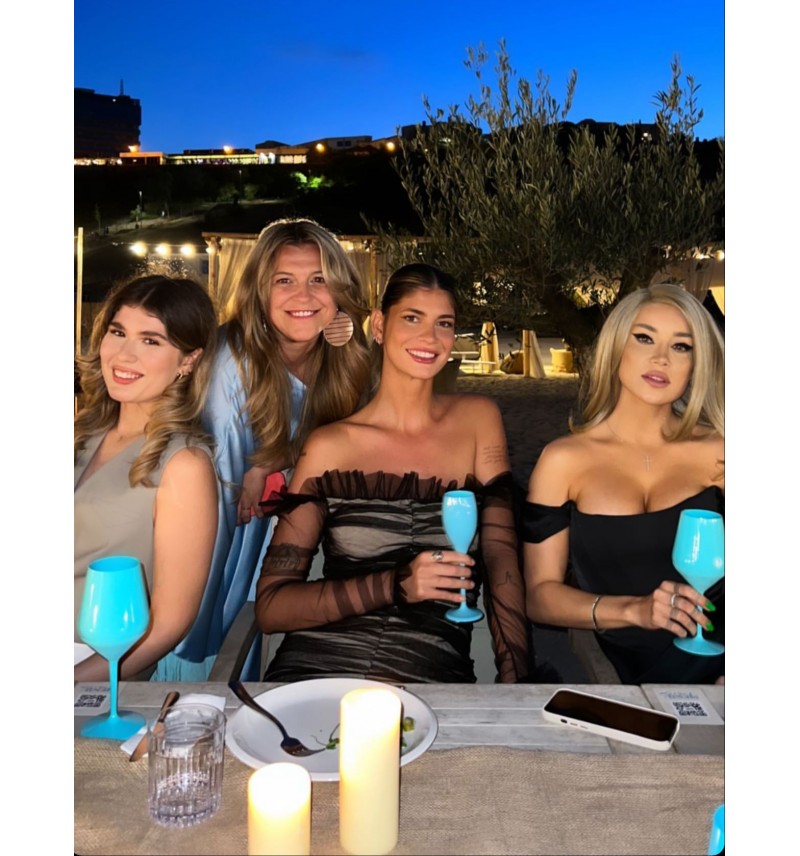 Rum on the Rocks - black - rochie mini mulata din tull RF