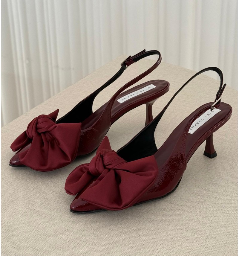 Pantofi Morena Burgundy