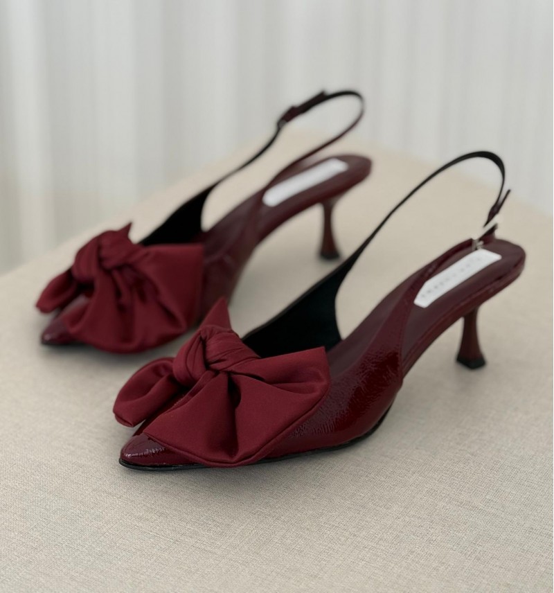 Pantofi Morena Burgundy