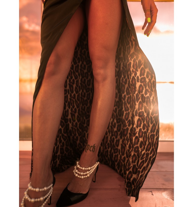 Black Victorian Swag Dress - long party dress with corset