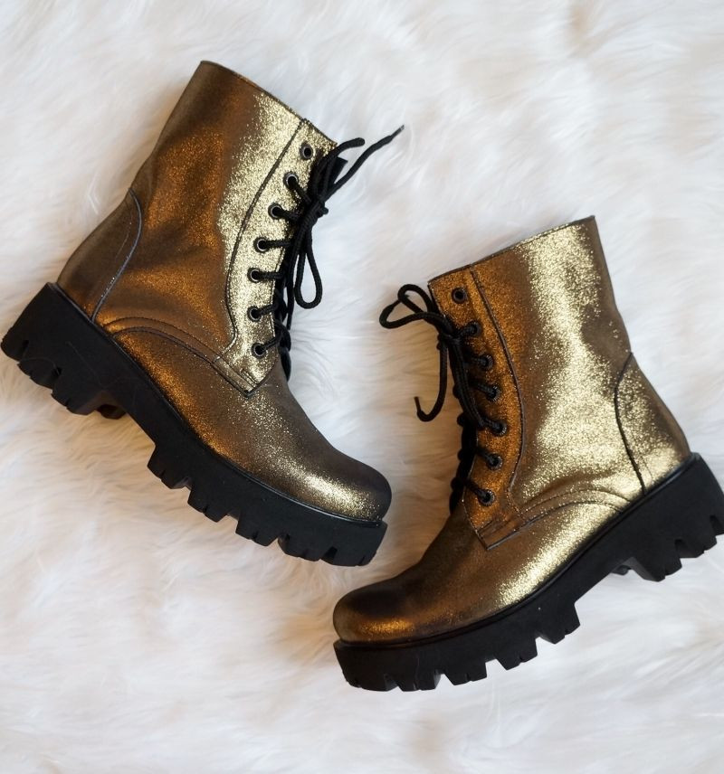 Bold Shimmer Boots