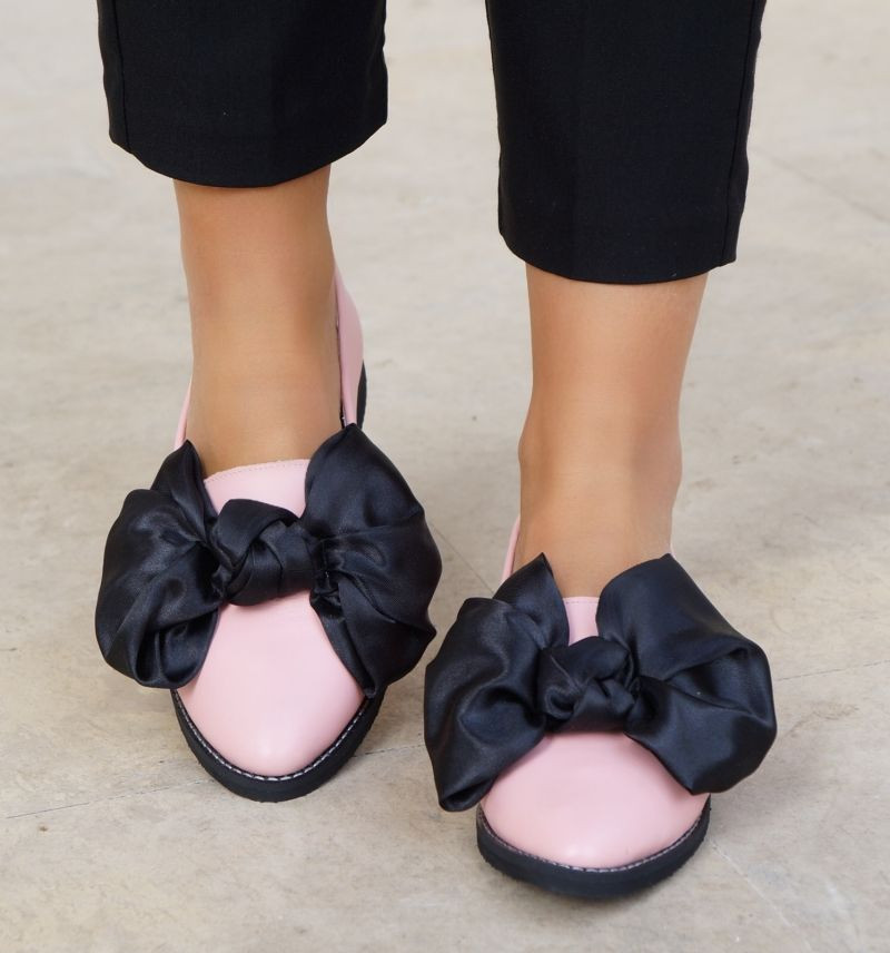 Black & Pink Ballerinas