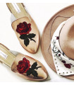 Gold Roses Shoes