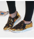 Gold Sequin Sneakers