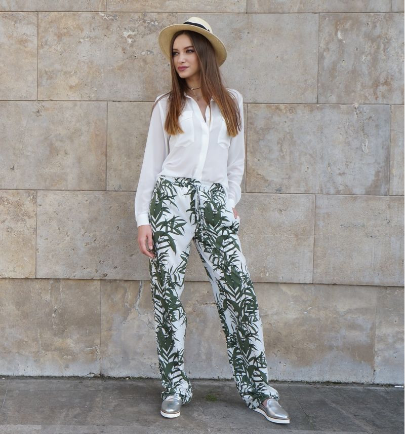 Green Leaf Pants