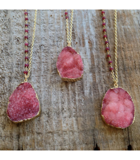 Cherry Crystal Necklace