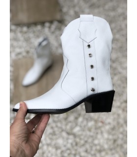 White Festival Boots