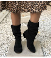 Black Midi Boots