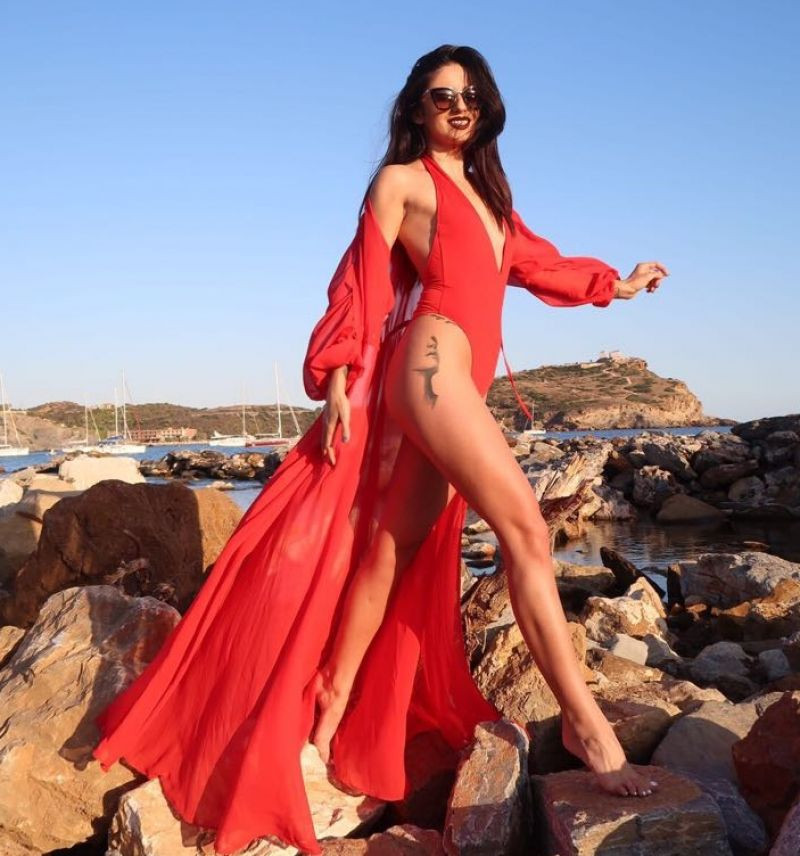 NEW Red Beach Caftan